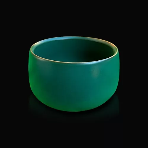 Chawan - Zöld kerámia teáscsésze