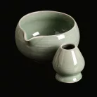 Kerámia ceremónia szett - Zsályazöld