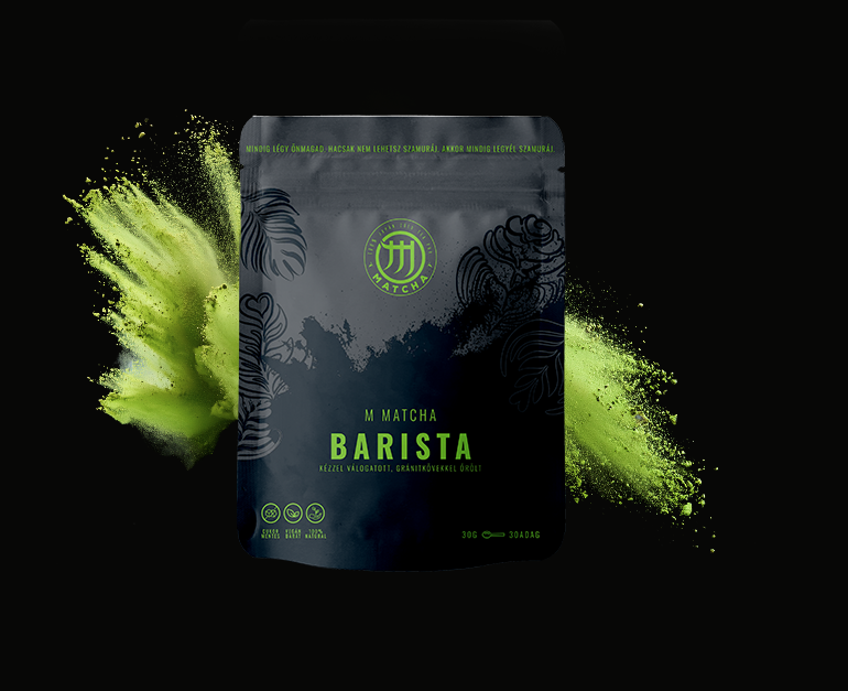 M Matcha Barista zacskó