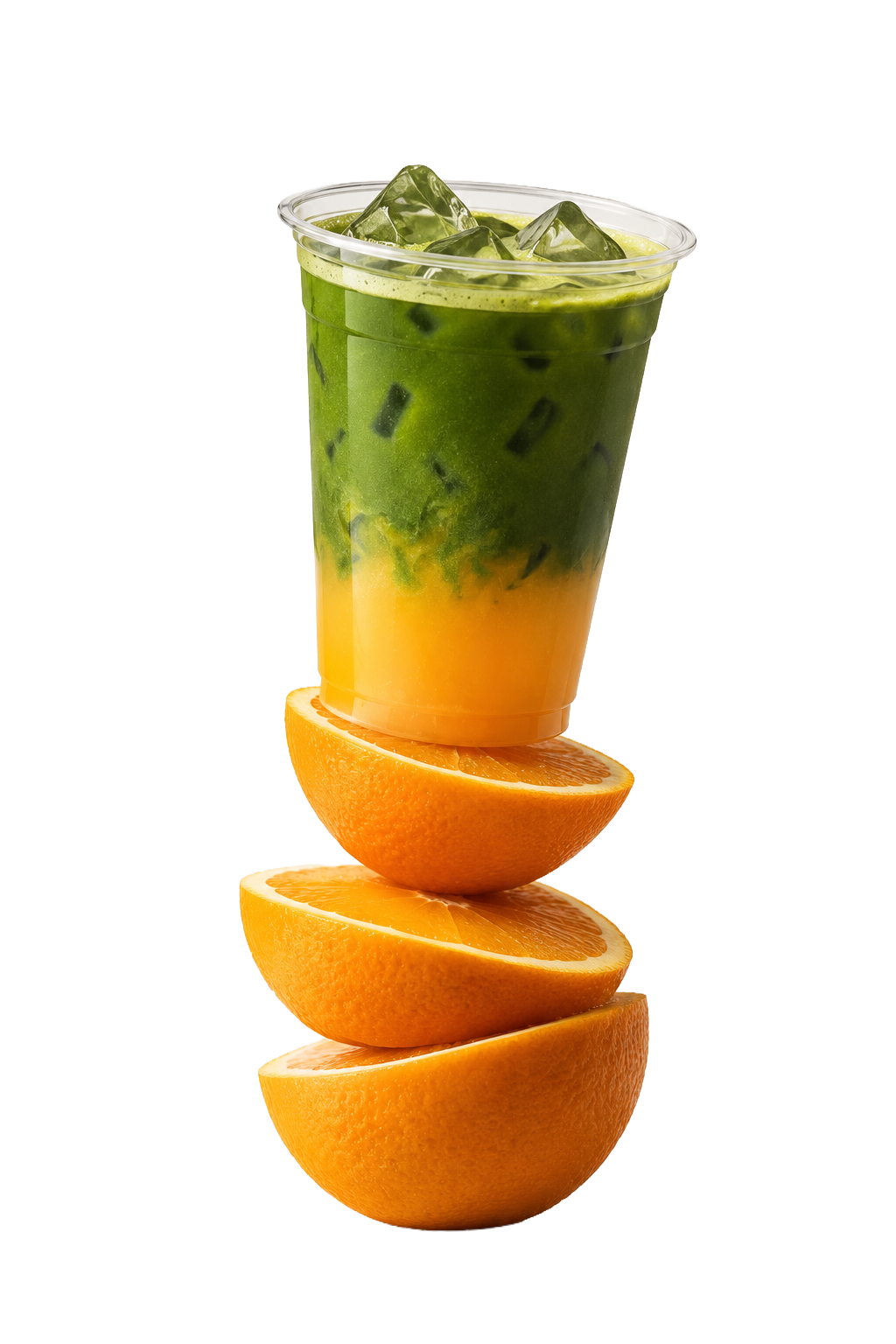 Golden Glaze narancsos kollagénes matcha ital