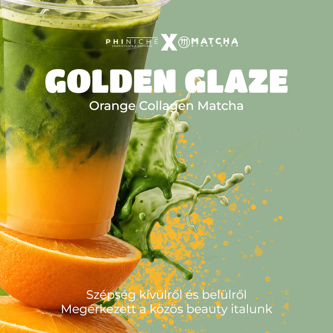 PHI × M Matcha Golden Glaze kampánykép