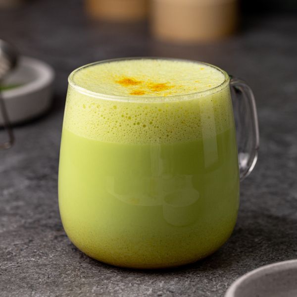 Kurkumás matcha latte recept