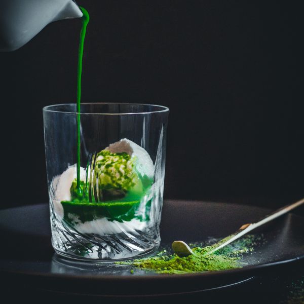 Matcha affogato