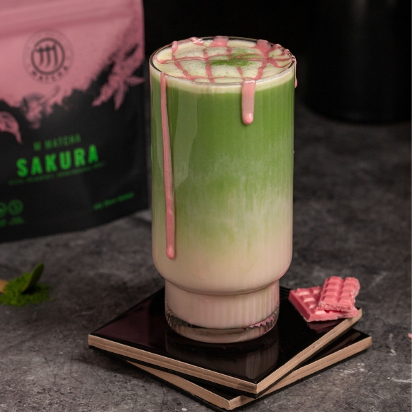 Ruby matcha latte