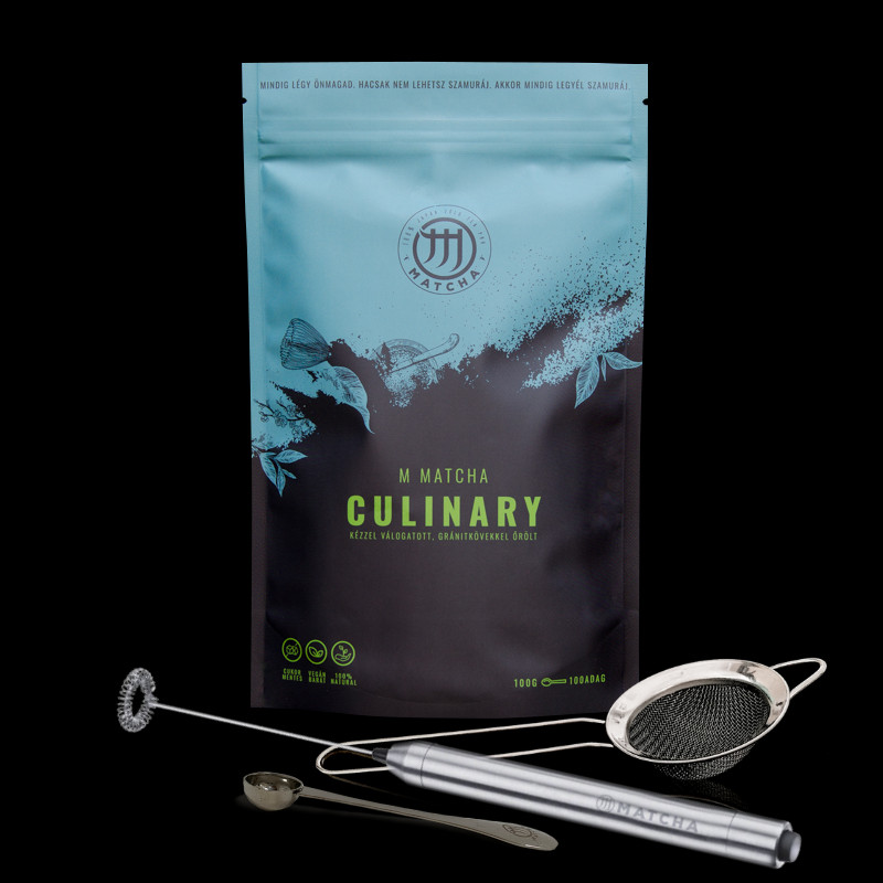 Modern matcha szett - Culinary 100g akciós termékkép 1